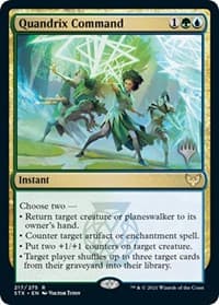 Quandrix Command - Promo Pack: Strixhaven - Magic: The Gathering card