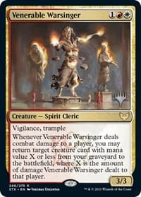 Venerable Warsinger - Promo Pack: Strixhaven - Magic: The Gathering card