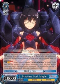 Machine God, Maple - BOFURI: I Don't Want to Get Hurt, so I'll Max Out My Defense - Weiss Schwarz card