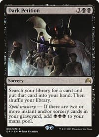 Dark Petition - Promo Pack: Kaldheim - Magic: The Gathering card