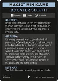 Magic Minigame: Booster Sleuth - Kaldheim - Magic: The Gathering card
