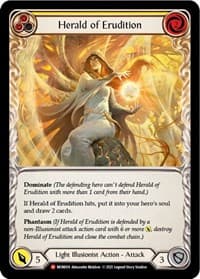 Herald of Erudition - Monarch - Flesh and Blood TCG card