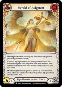 Herald of Judgment - Monarch - Flesh and Blood TCG card