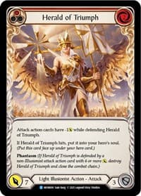 Herald of Triumph (Red) - Monarch - Flesh and Blood TCG card
