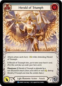 Herald of Triumph (Blue) - Monarch - Flesh and Blood TCG card