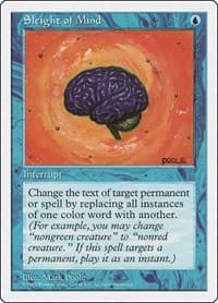 Sleight of Mind - Fifth Edition - Magic: The Gathering card