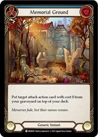 Memorial Ground (Blue) - Monarch - Flesh and Blood TCG card