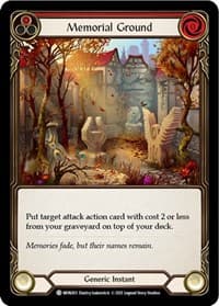Memorial Ground (Red) - Monarch - Flesh and Blood TCG card