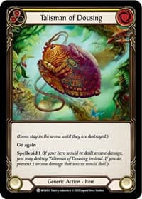 Talisman of Dousing - Monarch - Flesh and Blood TCG card