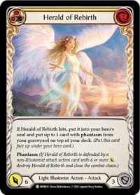 Herald of Rebirth (Yellow) - Monarch - Flesh and Blood TCG card