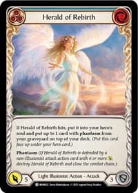 Herald of Rebirth (Blue) - Monarch - Flesh and Blood TCG card