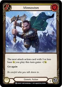 Minnowism (Yellow) - Monarch - Flesh and Blood TCG card