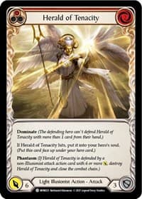 Herald of Tenacity (Red) - Monarch - Flesh and Blood TCG card