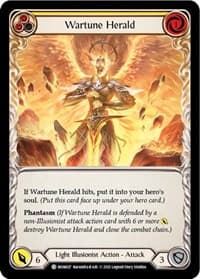 Wartune Herald (Yellow) - Monarch - Flesh and Blood TCG card