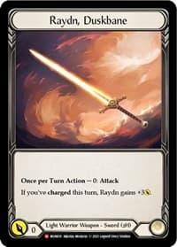 Raydn, Duskbane - Monarch - Flesh and Blood TCG card