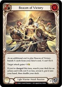 Beacon of Victory - Monarch - Flesh and Blood TCG card