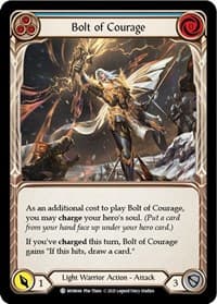 Bolt of Courage (Blue) - Monarch - Flesh and Blood TCG card