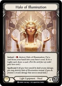 Halo of Illumination - Monarch - Flesh and Blood TCG card