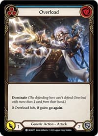 Overload (Blue) - Monarch - Flesh and Blood TCG card