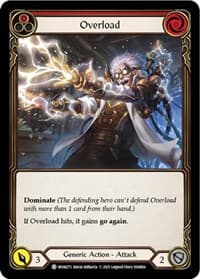 Overload (Red) - Monarch - Flesh and Blood TCG card