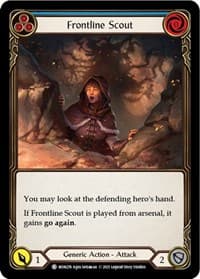 Frontline Scout (Blue) - Monarch - Flesh and Blood TCG card