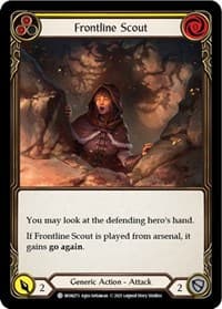 Frontline Scout (Yellow) - Monarch - Flesh and Blood TCG card
