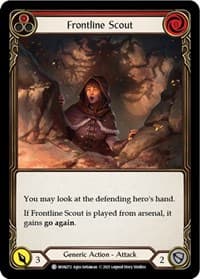Frontline Scout (Red) - Monarch - Flesh and Blood TCG card