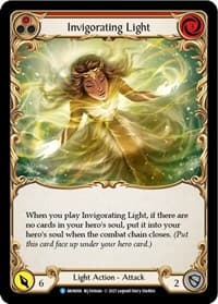 Invigorating Light (Red) - Monarch - Flesh and Blood TCG card