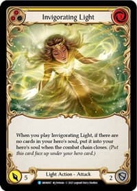 Invigorating Light (Yellow) - Monarch - Flesh and Blood TCG card