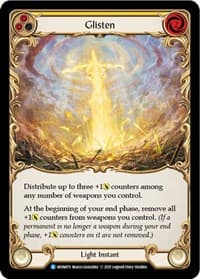Glisten (Yellow) - Monarch - Flesh and Blood TCG card