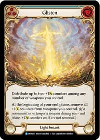 Glisten (Blue) - Monarch - Flesh and Blood TCG card