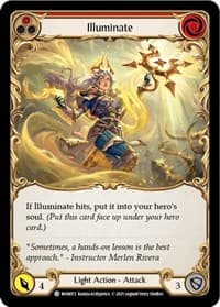 Illuminate (Red) - Monarch - Flesh and Blood TCG card