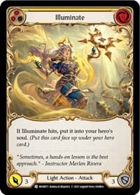 Illuminate (Yellow) - Monarch - Flesh and Blood TCG card