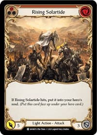 Rising Solartide (Red) - Monarch - Flesh and Blood TCG card