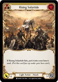 Rising Solartide (Yellow) - Monarch - Flesh and Blood TCG card
