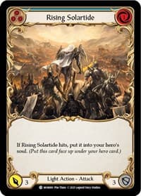 Rising Solartide (Blue) - Monarch - Flesh and Blood TCG card