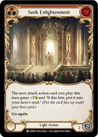 Seek Enlightenment (Red) - Monarch - Flesh and Blood TCG card