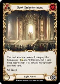 Seek Enlightenment (Yellow) - Monarch - Flesh and Blood TCG card