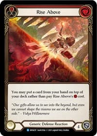 Rise Above (Red) - Monarch - Flesh and Blood TCG card