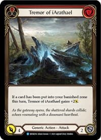 Tremor of iArathael (Red) - Monarch - Flesh and Blood TCG card