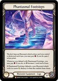 Phantasmal Footsteps - Monarch - Flesh and Blood TCG card