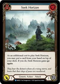 Seek Horizon (Blue) - Monarch - Flesh and Blood TCG card
