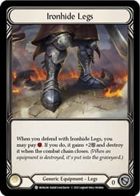 Ironhide Legs - Monarch - Flesh and Blood TCG card