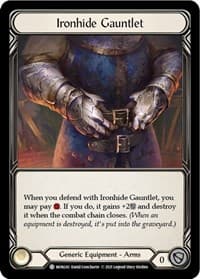 Ironhide Gauntlet - Monarch - Flesh and Blood TCG card