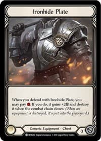 Ironhide Plate - Monarch - Flesh and Blood TCG card