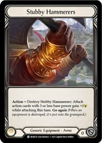 Stubby Hammerers - Monarch - Flesh and Blood TCG card