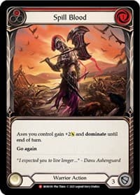 Spill Blood - Monarch - Flesh and Blood TCG card