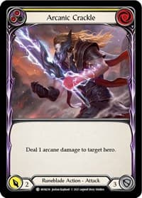 Arcanic Crackle (Yellow) - Monarch - Flesh and Blood TCG card