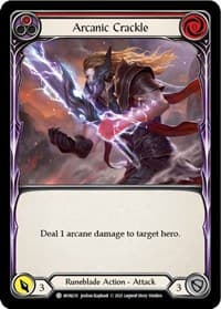 Arcanic Crackle (Red) - Monarch - Flesh and Blood TCG card