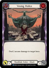 Vexing Malice (Blue) - Monarch - Flesh and Blood TCG card